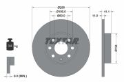 TEXTAR T92091700 Тормозной диск на автомобиль OPEL ASTRA