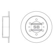 SANGSIN SBSD3026 шт. Тормозной диск на автомобиль DAEWOO MUSSO