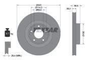 TEXTAR T92272803 Тормозной диск на автомобиль HYUNDAI GENESIS