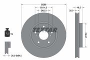 TEXTAR T92174303 Тормозной диск на автомобиль TOYOTA CROWN