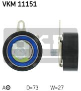 SKF VKM11151 Натяжной ролик, ремень ГРМ на автомобиль AUDI A4