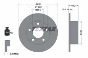 TEXTAR T92022800 Тормозной диск на автомобиль AUDI 100