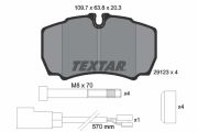 TEXTAR T2912307 Тормозные колодки дисковые