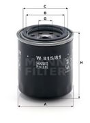 MANN MFW81581 Масляный фильтр на автомобиль HONDA CRX