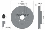 TEXTAR T92135800 Тормозной диск на автомобиль LEXUS ES