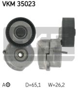SKF VKM35023 Натяжной ролик, поликлиновой  ремень