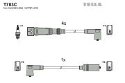TESLA TEST703C Комплект высоковольтных проводов