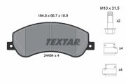 TEXTAR T2448404 Тормозные колодки дисковые