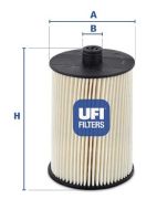 UFI 2601800 Топливный фильтр