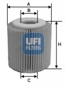 UFI 2515000 Масляный фильтр на автомобиль MERCEDES-BENZ VITO