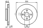 Bosch 0 986 478 969 Гальмівний диск