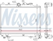 Nissens NIS 62512 Радиатор MZ 323(85-)1.1(+)[OE E358-15-200B]