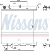 Nissens NIS61279 Радиатор CN C3(02-)1.4 i(+)[OE 1330.C1]
