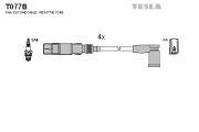 Tesla TEST077B Кабель зажигания, к-кт TESLA Skoda Octavia, VW Golf IV, Bora, New Beetle 98-05 2,0 APK/AZH/AQY/AEG