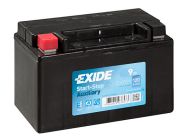 EXIDE EXIEK091 Акумулятор EXIDE AGM - 9Ah / EN 120 / 150x90x105 (ДхШхВ) на автомобиль VOLVO V90