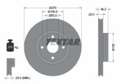 TEXTAR T92175903 Тормозной диск на автомобиль MAZDA MX-5