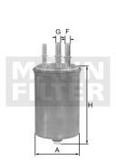 MANN MFWK8039 Топливный фильтр на автомобиль RENAULT DUSTER