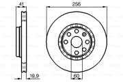 Bosch 0 986 478 535 Гальмівний диск