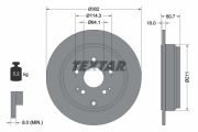 TEXTAR T92227203 Тормозной диск