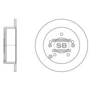 SANGSIN SBSD1024 шт. Тормозной диск на автомобиль HYUNDAI SONATA