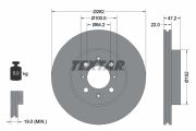 TEXTAR T92070600 Тормозной диск