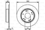 Bosch 0986479451 Тормозной диск