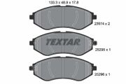 TEXTAR T2397406 Тормозные колодки дисковые на автомобиль CHEVROLET AVEO