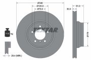 TEXTAR T92122905 Тормозной диск