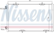NISSENS NIS940333 Конденсер PT 301(12-)1.2 VTi(+)[OE 9674994280] на автомобиль PEUGEOT 301