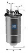 UFI 2442800 Топливный фильтр на автомобиль SEAT CORDOBA