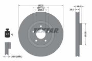 TEXTAR T92222003 Тормозной диск