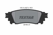 TEXTAR T2215301 Тормозные колодки дисковые на автомобиль LEXUS LM