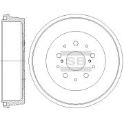 Sangsin SB SD4055 шт. Тормозной диск