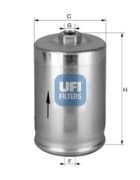 UFI 3174800 Топливный фильтр на автомобиль AUDI A4