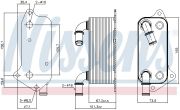 NISS NIS 90791 Масляный радиатор SAAB 9-3 (YS3F) (02-) 1.8 i 16V TURBO