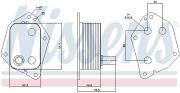 NISS  Масляный радиатор HYUNDAI ELANTRA (AD) (15-) 1.6 CRDi