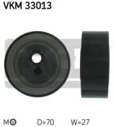 SKF VKM33013 Натяжной ролик, поликлиновой  ремень на автомобиль CITROEN ZX