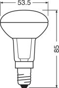 LKQ OSR4058075125940 Лампа світлодіодна LEDSR5060D 5,9W/927 230V GL E14 FS1OSRAM