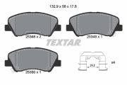 TEXTAR T2534801 Тормозные колодки дисковые на автомобиль HYUNDAI GRAND