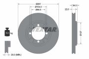 TEXTAR T92062700 Тормозной диск