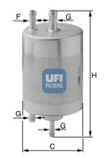 UFI 3184100 Топливный фильтр на автомобиль MERCEDES-BENZ C-CLASS