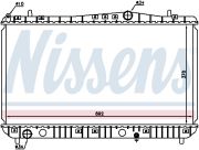 NISSENS NIS61664 Радиатор CT/GMC TACUMA(00-)1.6 i 16V(+)[OE P96271477] на автомобиль CHEVROLET REZZO