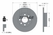 TEXTAR T92111303 Тормозной диск