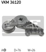 SKF VKM36120 Натяжной ролик, поликлиновой  ремень на автомобиль RENAULT SAFRANE