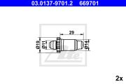ATE ATE669701 Гальмiвнi аксесуари на автомобиль MG MG