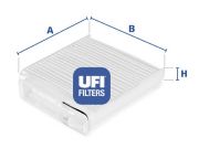 UFI 5310400 Фильтр, воздух во внутренном пространстве на автомобиль SEAT ALHAMBRA