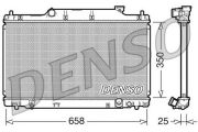 DENSO DENDRM40007 Радіатор на автомобиль HONDA CIVIC