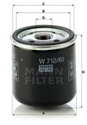 MANN MFW71280 Масляный фильтр на автомобиль SAAB 9-3
