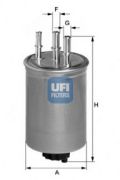 UFI 2444500 Топливный фильтр