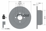 TEXTAR T92057000 Тормозной диск на автомобиль OPEL ASTRA